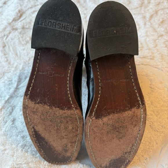 Florsheim Black Leather Beatle Men's Boots Size 8.5 - Picture 5 of 9